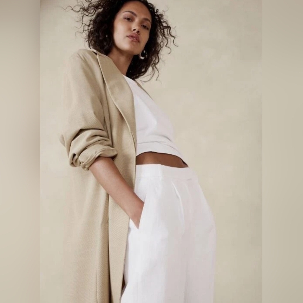 ⭐️ Banana Republic Lina Straight Linen Pant